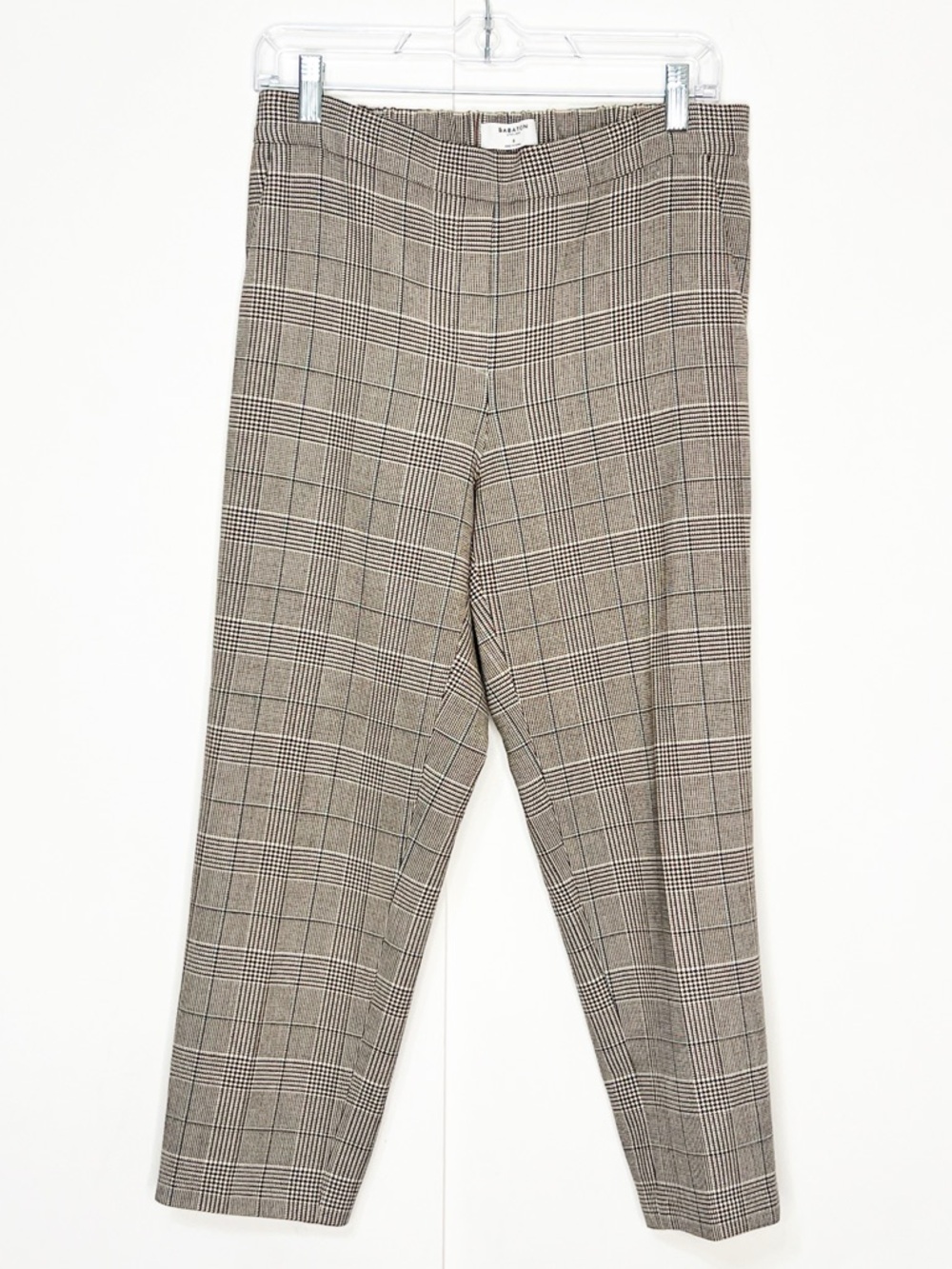 Babaton Plaid Conan Crop Pants Pull On‎ Style